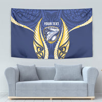 Bay of Plenty 2026 Rugby Custom Tapestry NZ Maori Silver Fern