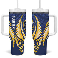 Bay of Plenty 2026 Rugby Custom Tumbler With Handle NZ Maori Silver Fern