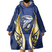 Bay of Plenty 2026 Rugby Custom Wearable Blanket Hoodie NZ Maori Silver Fern