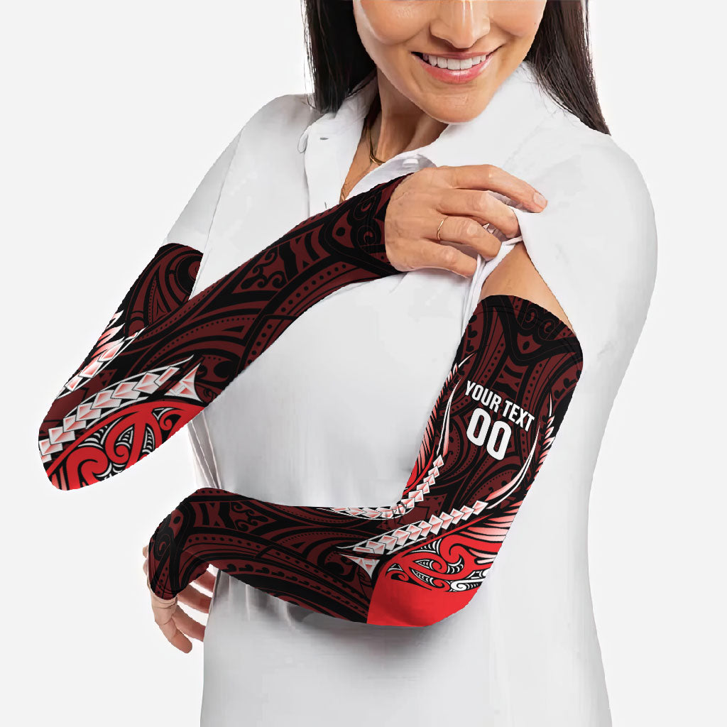 Canterbury 2026 Rugby Custom Arm Sleeves NZ Maori Silver Fern