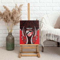 Canterbury 2026 Rugby Custom Canvas Wall Art NZ Maori Silver Fern