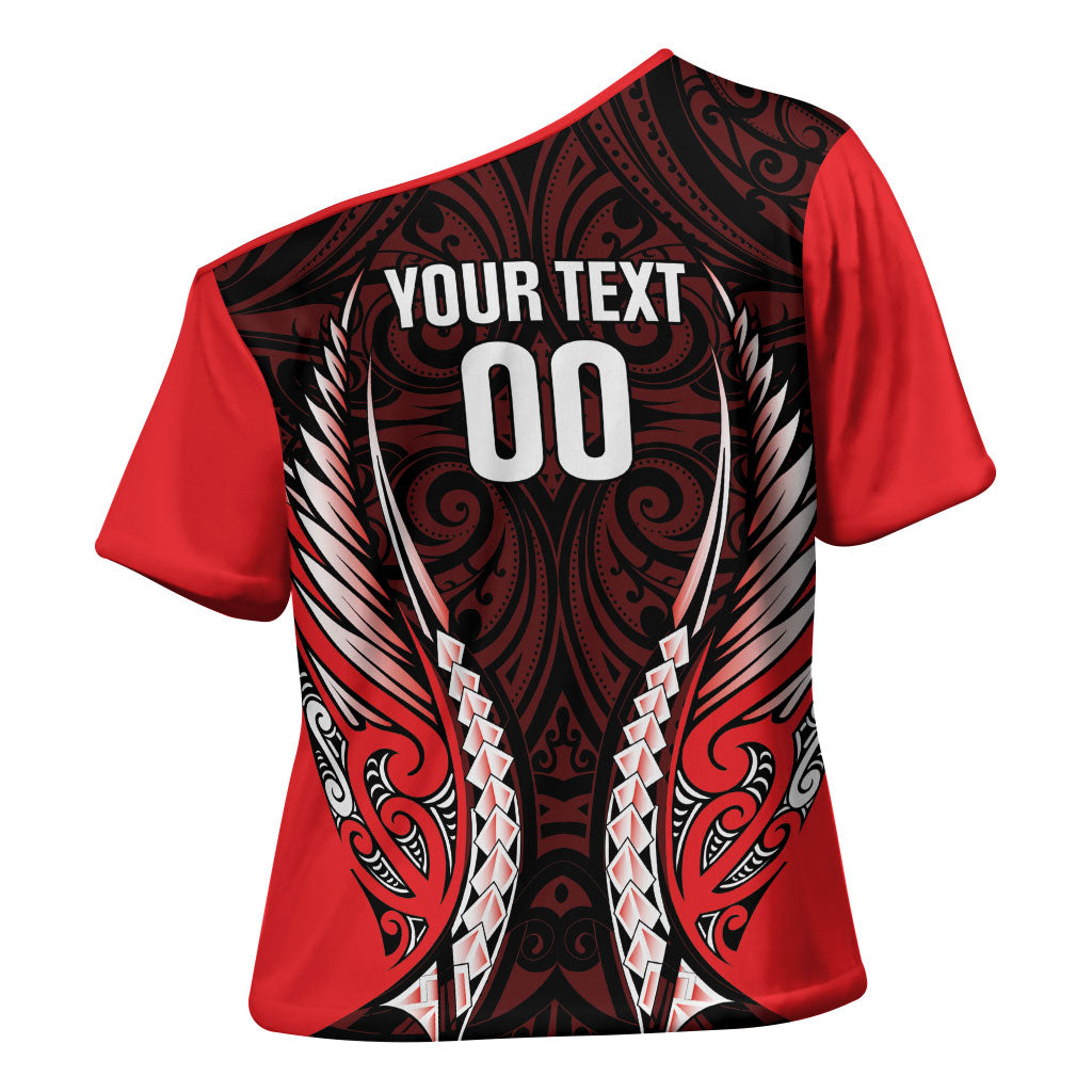 Canterbury 2026 Rugby Custom Cross Shoulder Shirt NZ Maori Silver Fern