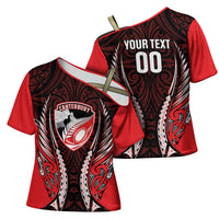 Canterbury 2026 Rugby Custom Cross Shoulder Shirt NZ Maori Silver Fern
