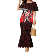 Canterbury 2026 Rugby Custom Family Matching Mermaid Dress and Hawaiian Shirt NZ Maori Silver Fern