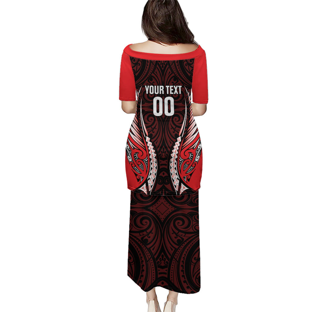 Canterbury 2026 Rugby Custom Family Matching Puletasi and Hawaiian Shirt NZ Maori Silver Fern