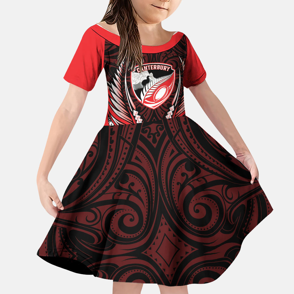 Canterbury 2026 Rugby Custom Family Matching Tank Maxi Dress and Hawaiian Shirt NZ Maori Silver Fern