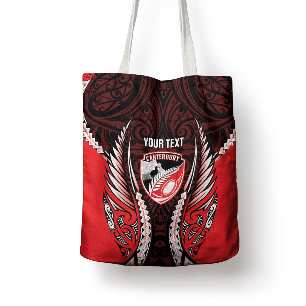 Canterbury 2026 Rugby Custom Tote Bag NZ Maori Silver Fern