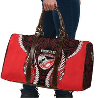 Canterbury 2026 Rugby Custom Travel Bag NZ Maori Silver Fern LT14 - Polynesian Pride