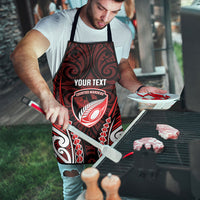 Counties Manukau 2026 Rugby Custom Apron NZ Maori Silver Fern LT14 - Polynesian Pride