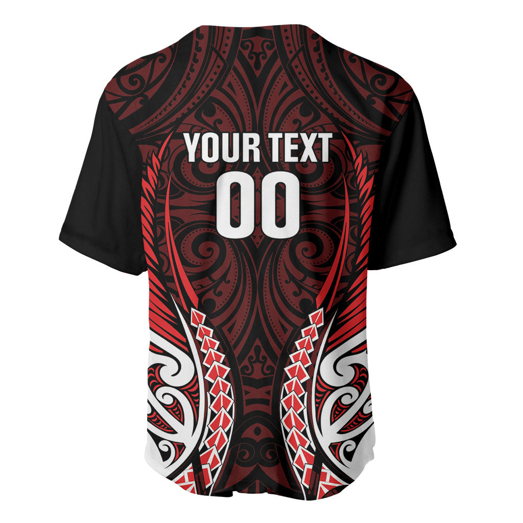 Counties Manukau 2026 Rugby Custom Baseball Jersey NZ Maori Silver Fern LT14 - Polynesian Pride