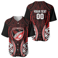 Counties Manukau 2026 Rugby Custom Baseball Jersey NZ Maori Silver Fern LT14 - Polynesian Pride