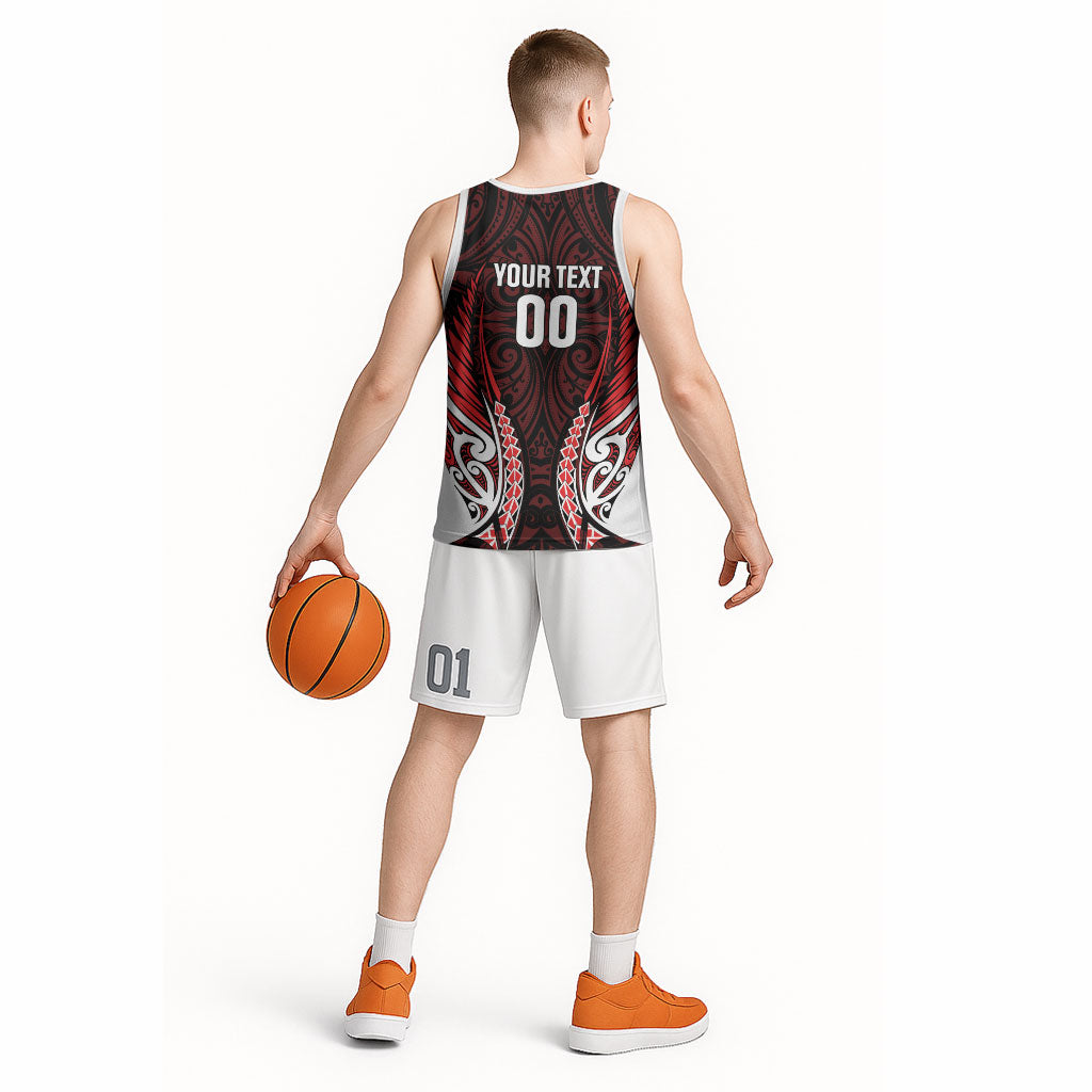 Counties Manukau 2026 Rugby Custom Basketball Jersey NZ Maori Silver Fern