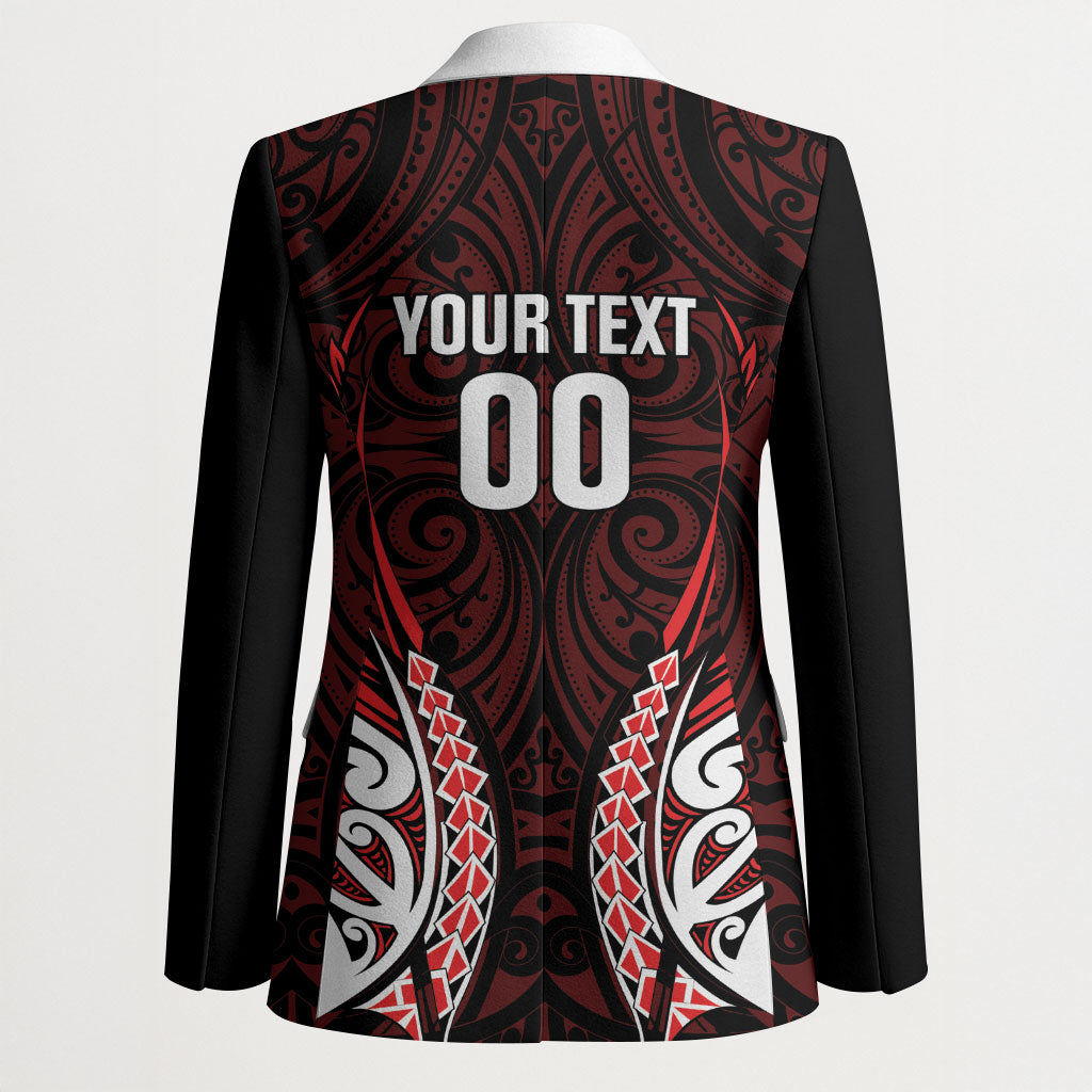 Counties Manukau 2026 Rugby Custom Blazer NZ Maori Silver Fern LT14 - Polynesian Pride