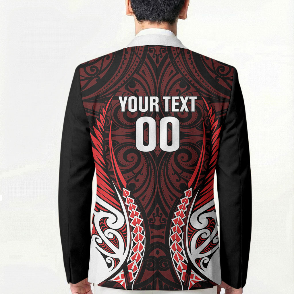 Counties Manukau 2026 Rugby Custom Blazer NZ Maori Silver Fern LT14 - Polynesian Pride