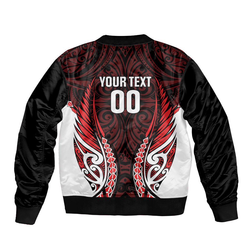 Counties Manukau 2026 Rugby Custom Bomber Jacket NZ Maori Silver Fern LT14 - Polynesian Pride