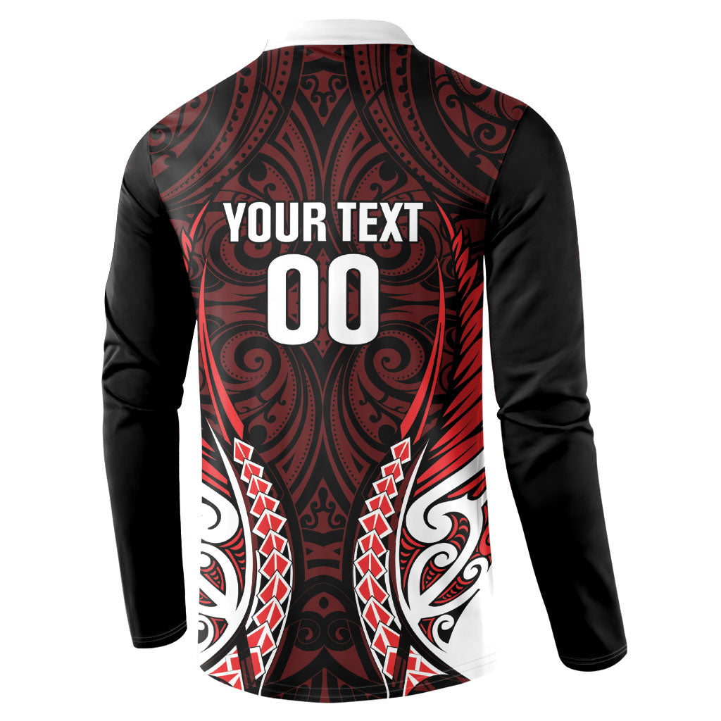 Counties Manukau 2026 Rugby Custom Button Sweatshirt NZ Maori Silver Fern LT14 - Polynesian Pride