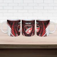 Counties Manukau 2026 Rugby Custom Ceramic Mug NZ Maori Silver Fern LT14 - Polynesian Pride