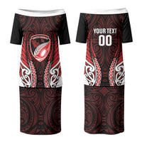 Counties Manukau 2026 Rugby Custom Couples Matching Puletasi and Hawaiian Shirt NZ Maori Silver Fern LT14 - Polynesian Pride