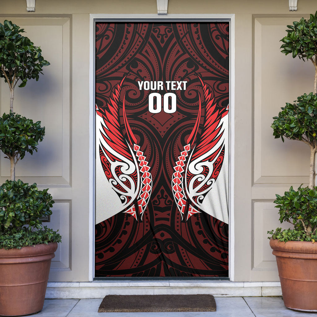 Counties Manukau 2026 Rugby Custom Door Cover NZ Maori Silver Fern