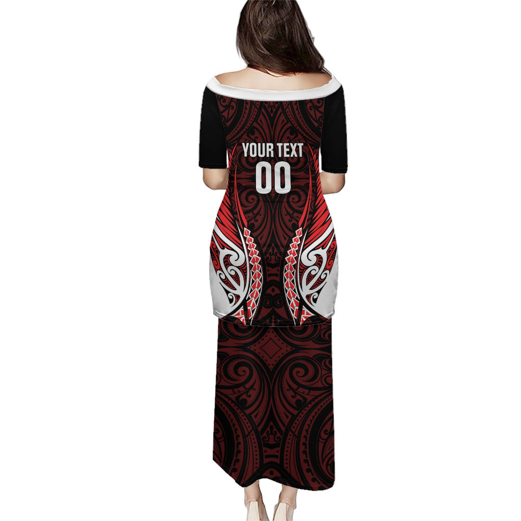 Counties Manukau 2026 Rugby Custom Family Matching Puletasi and Hawaiian Shirt NZ Maori Silver Fern