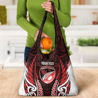 Counties Manukau 2026 Rugby Custom Grocery Bag NZ Maori Silver Fern LT14 - Polynesian Pride