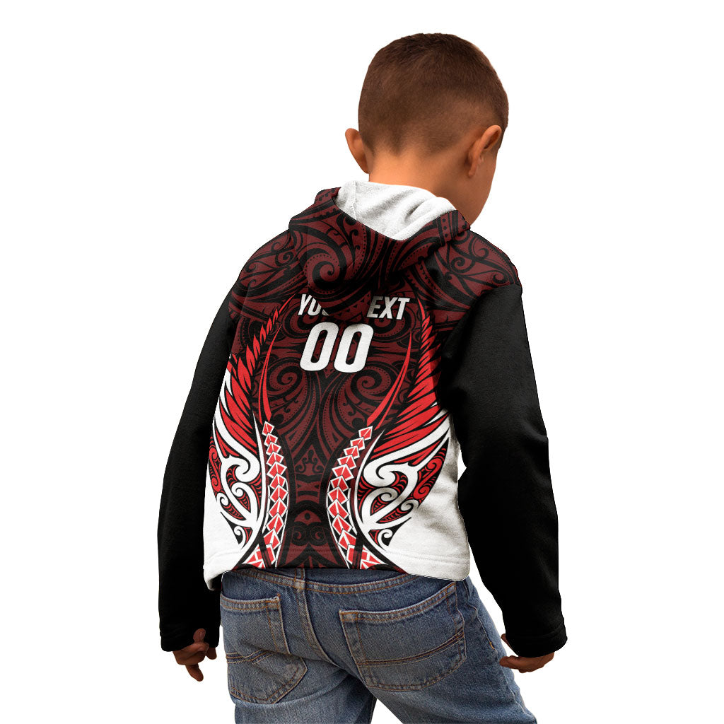 Counties Manukau 2026 Rugby Custom Kid Hoodie NZ Maori Silver Fern