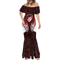Counties Manukau 2026 Rugby Custom Mermaid Dress NZ Maori Silver Fern