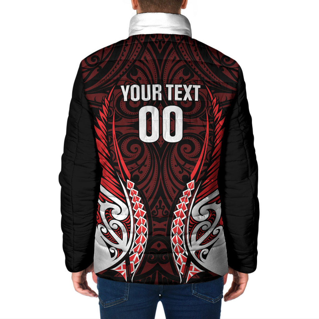 Counties Manukau 2026 Rugby Custom Padded Jacket NZ Maori Silver Fern
