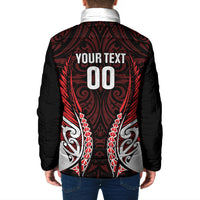 Counties Manukau 2026 Rugby Custom Padded Jacket NZ Maori Silver Fern