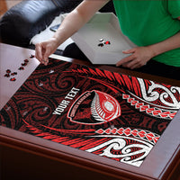 Counties Manukau 2026 Rugby Custom Puzzle NZ Maori Silver Fern
