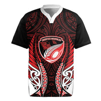 Counties Manukau 2026 Rugby Custom Rugby Jersey NZ Maori Silver Fern LT14 Red - Polynesian Pride