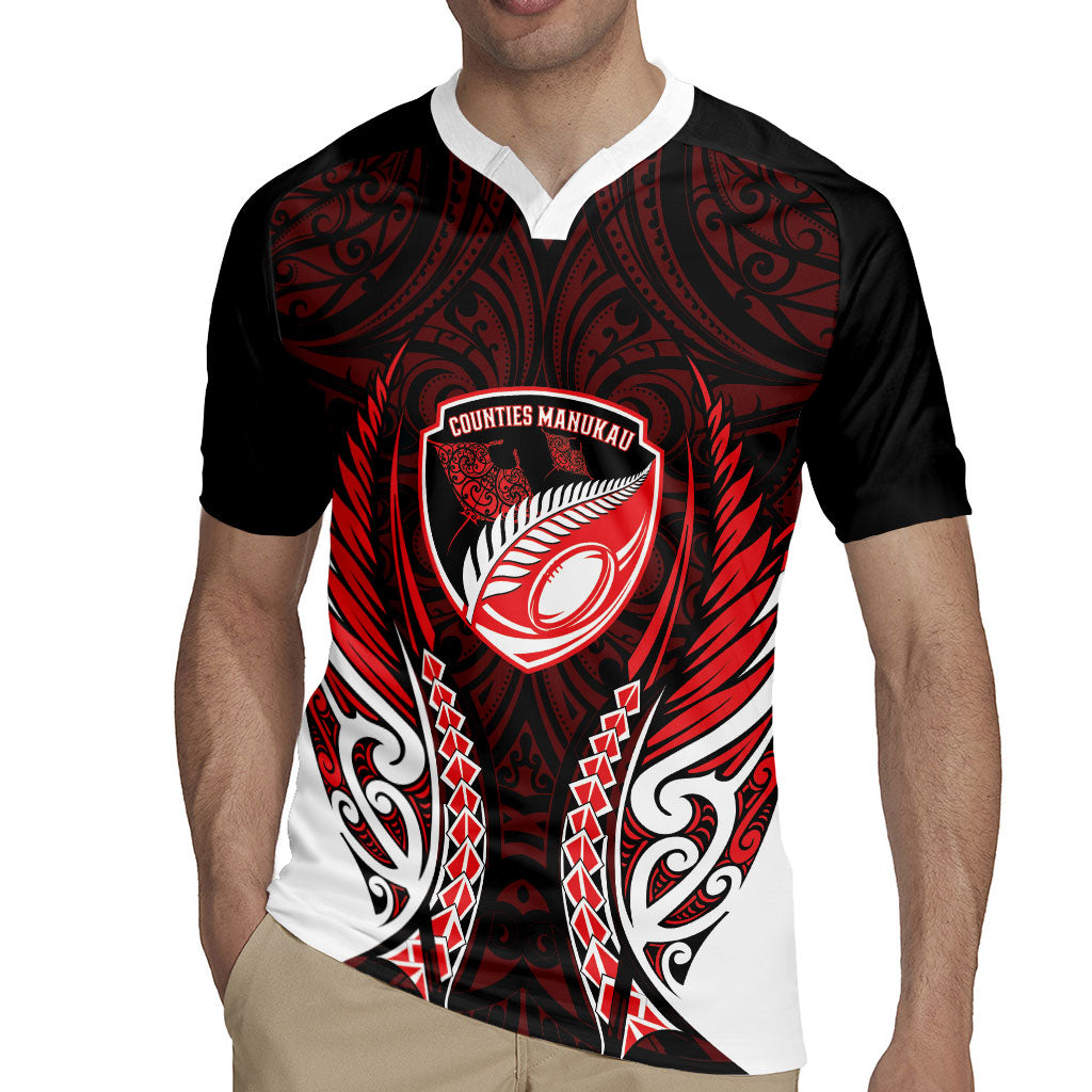 Counties Manukau 2026 Rugby Custom Rugby Jersey NZ Maori Silver Fern LT14 - Polynesian Pride