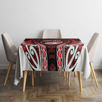 Counties Manukau 2026 Rugby Custom Tablecloth NZ Maori Silver Fern LT14 - Polynesian Pride