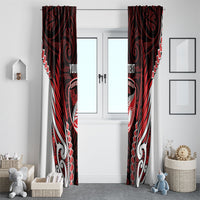 Counties Manukau 2026 Rugby Custom Window Curtain NZ Maori Silver Fern LT14 - Polynesian Pride