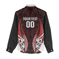 Counties Manukau 2026 Rugby Custom Women Casual Shirt NZ Maori Silver Fern
