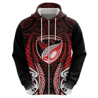 Counties Manukau 2026 Rugby Custom Zip Hoodie NZ Maori Silver Fern