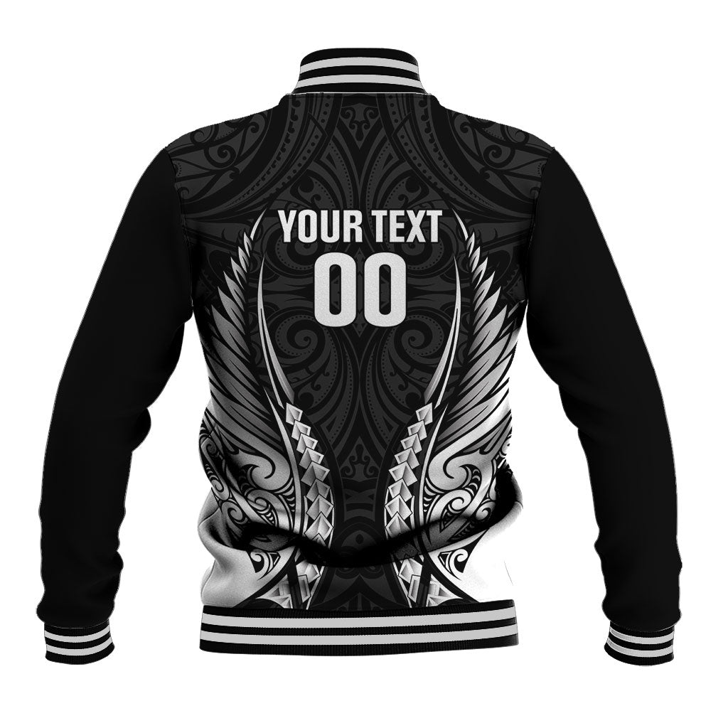 Hawke's Bay 2026 Rugby Custom Baseball Jacket NZ Maori Silver Fern LT14 - Polynesian Pride