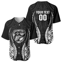 Hawke's Bay 2026 Rugby Custom Baseball Jersey NZ Maori Silver Fern