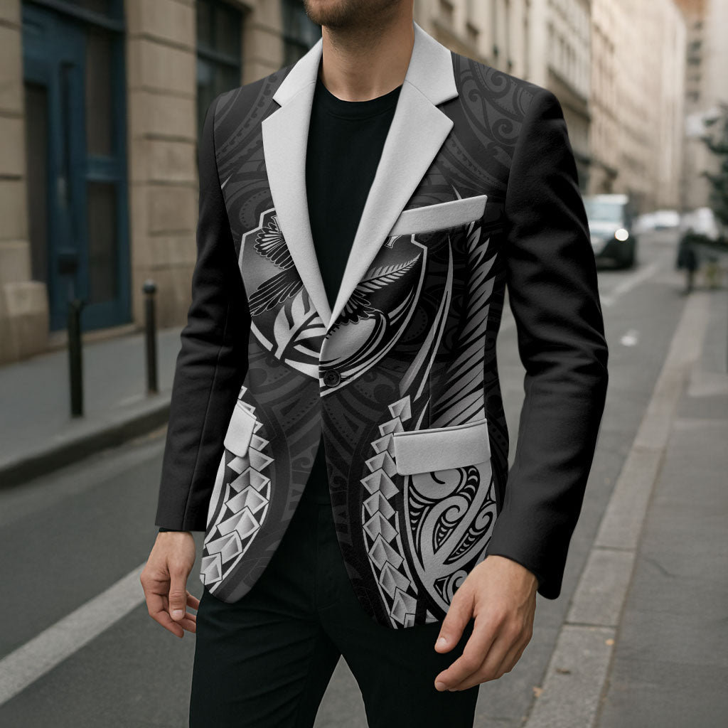 Hawke's Bay 2026 Rugby Custom Blazer NZ Maori Silver Fern LT14 - Polynesian Pride