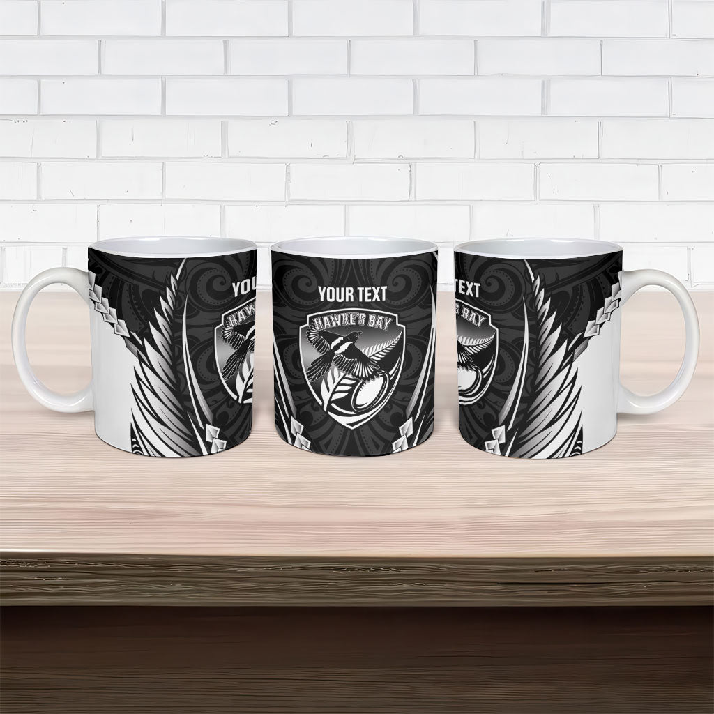 Hawke's Bay 2026 Rugby Custom Ceramic Mug NZ Maori Silver Fern LT14 - Polynesian Pride