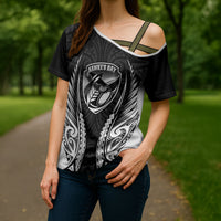 Hawke's Bay 2026 Rugby Custom Cross Shoulder Shirt NZ Maori Silver Fern