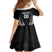 Hawke's Bay 2026 Rugby Custom Family Matching Long Sleeve Bodycon Dress and Hawaiian Shirt NZ Maori Silver Fern