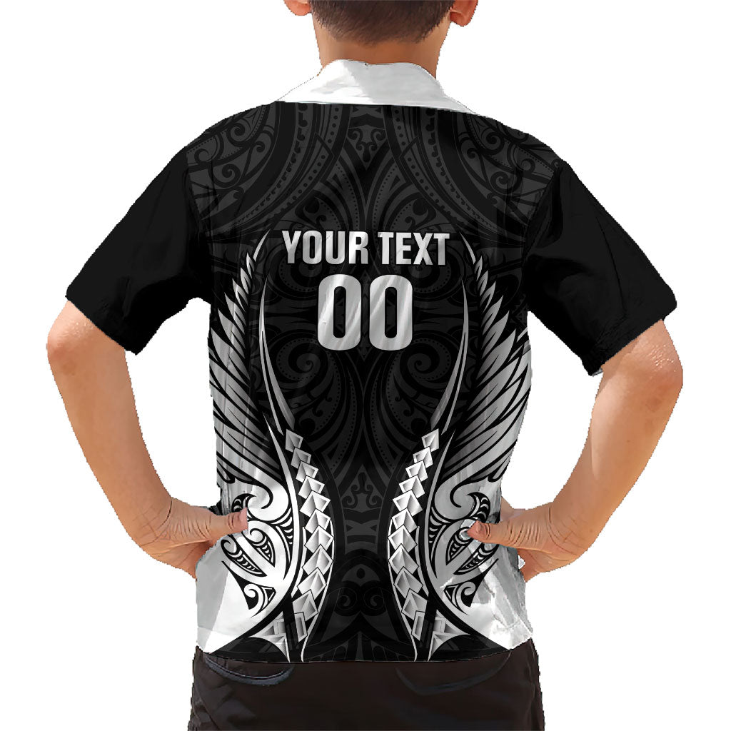 Hawke's Bay 2026 Rugby Custom Family Matching Summer Maxi Dress and Hawaiian Shirt NZ Maori Silver Fern