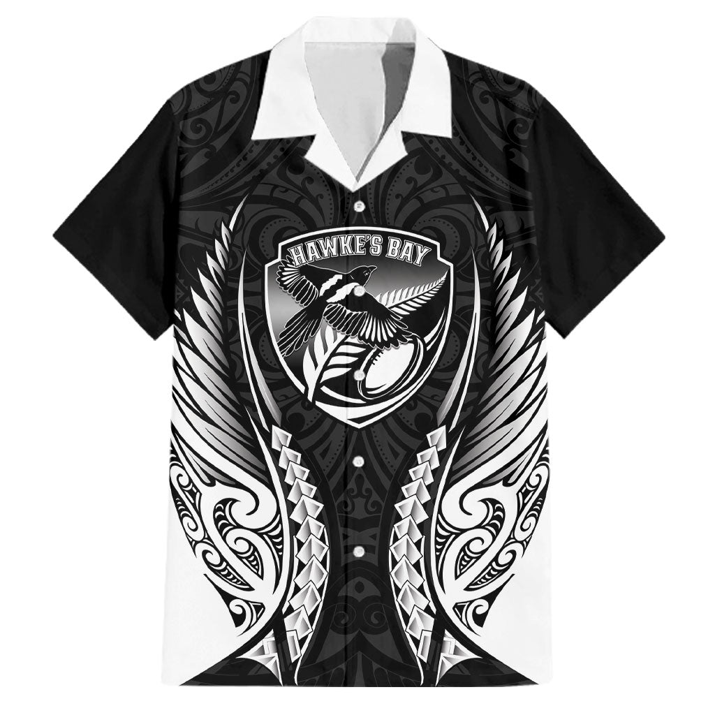 Hawke's Bay 2026 Rugby Custom Family Matching Summer Maxi Dress and Hawaiian Shirt NZ Maori Silver Fern