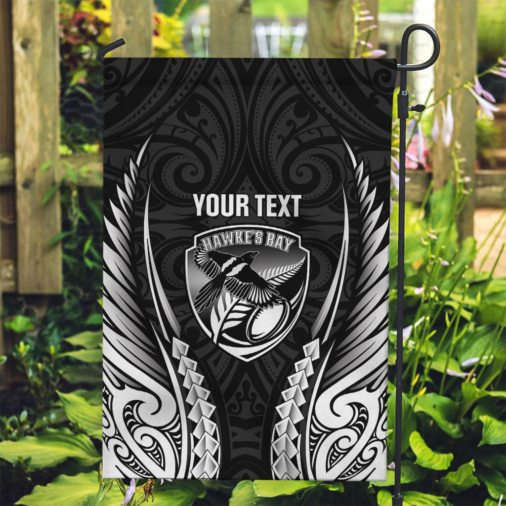 Hawke's Bay 2026 Rugby Custom Garden Flag NZ Maori Silver Fern