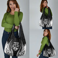 Hawke's Bay 2026 Rugby Custom Grocery Bag NZ Maori Silver Fern LT14 - Polynesian Pride