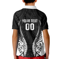 Hawke's Bay 2026 Rugby Custom Kid Polo Shirt NZ Maori Silver Fern