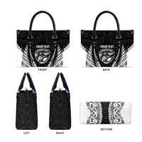 Hawke's Bay 2026 Rugby Custom Leather Bag NZ Maori Silver Fern