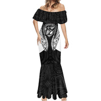 Hawke's Bay 2026 Rugby Custom Mermaid Dress NZ Maori Silver Fern
