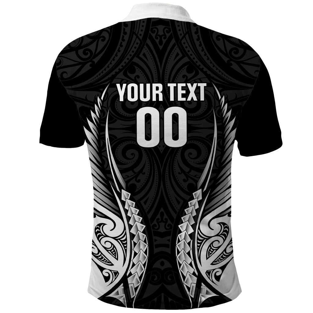 Hawke's Bay 2026 Rugby Custom Polo Shirt NZ Maori Silver Fern LT14 - Polynesian Pride